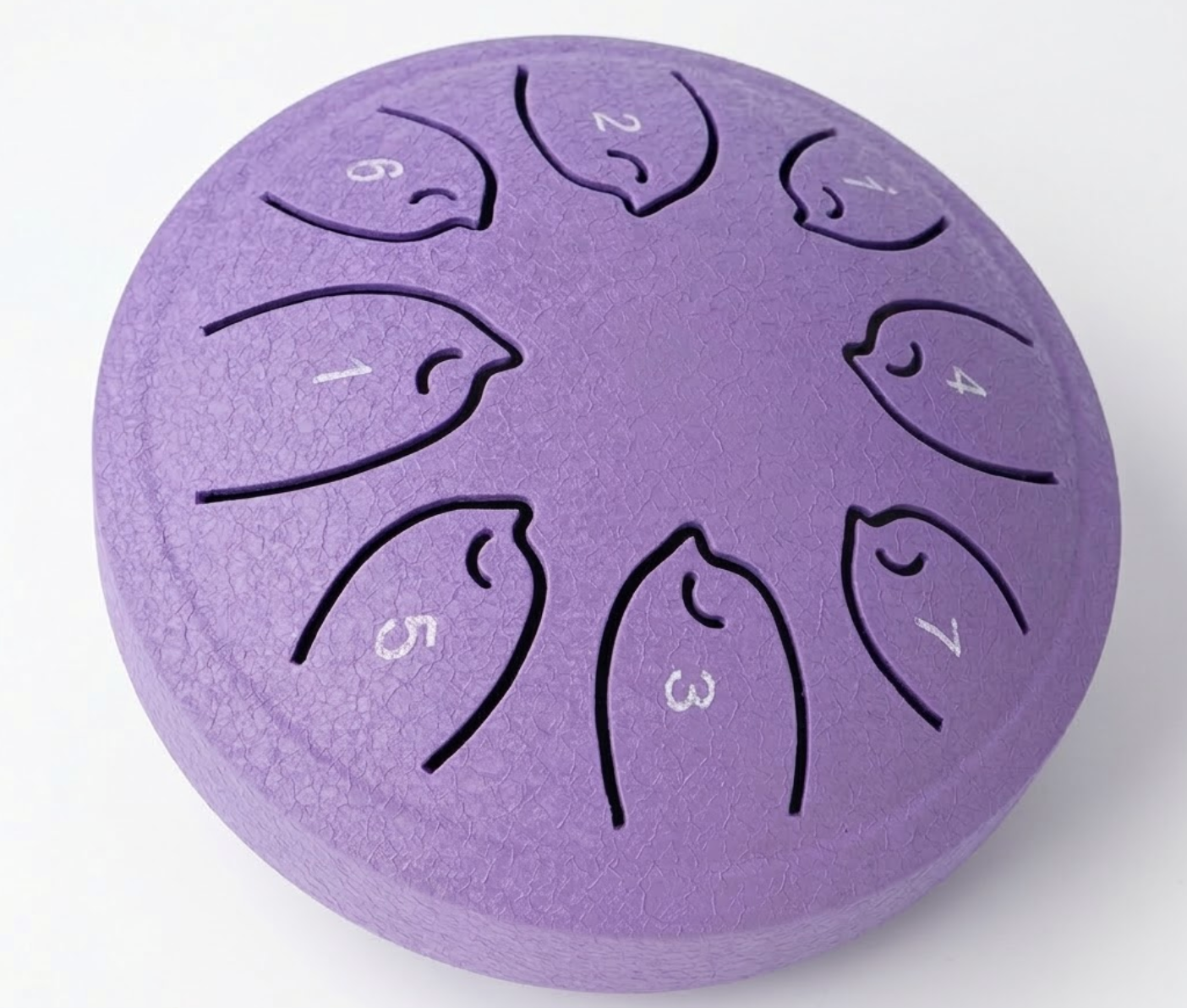 Mini Tongue Drum 4,5 pouces – 8 notes – Tambour à langue