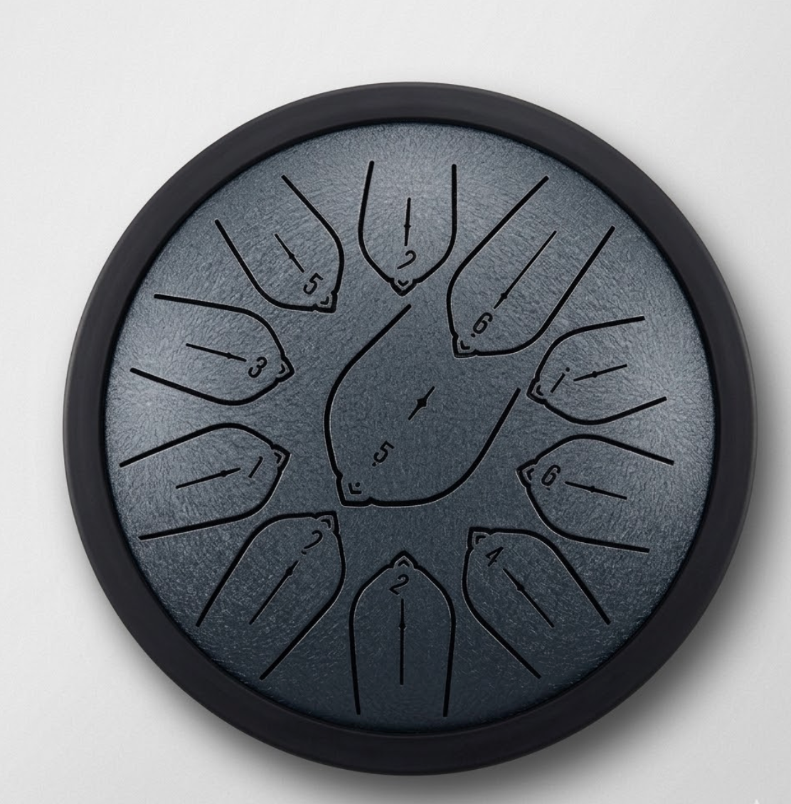 Tongue Drum 5,5 pouces – 11 notes en Ré – Tambour à langue