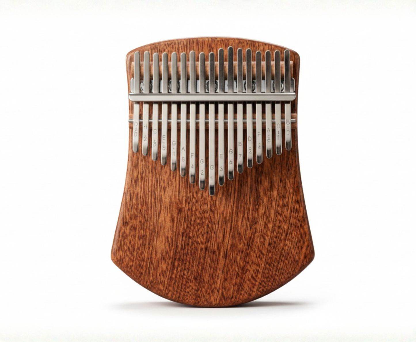 Kalimba 17 touches en bois Sapelli – Instrument de musique – Piano à pouces