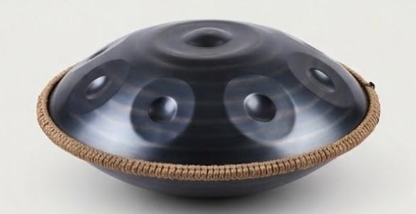 Handpan bleu 22 pouces – Ré mineur – 9 ou 10 notes
