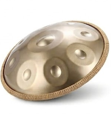 Handpan doré – 9 ou 10 notes (432Hz / 440Hz)