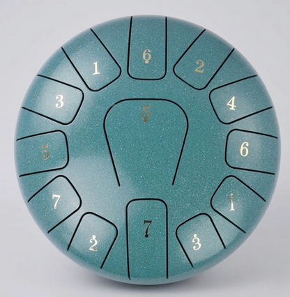 Tongue Drum 10 pouces – 13 notes – Instrument de méditation
