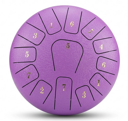 Tongue Drum 10 pouces – 13 notes – Instrument de méditation