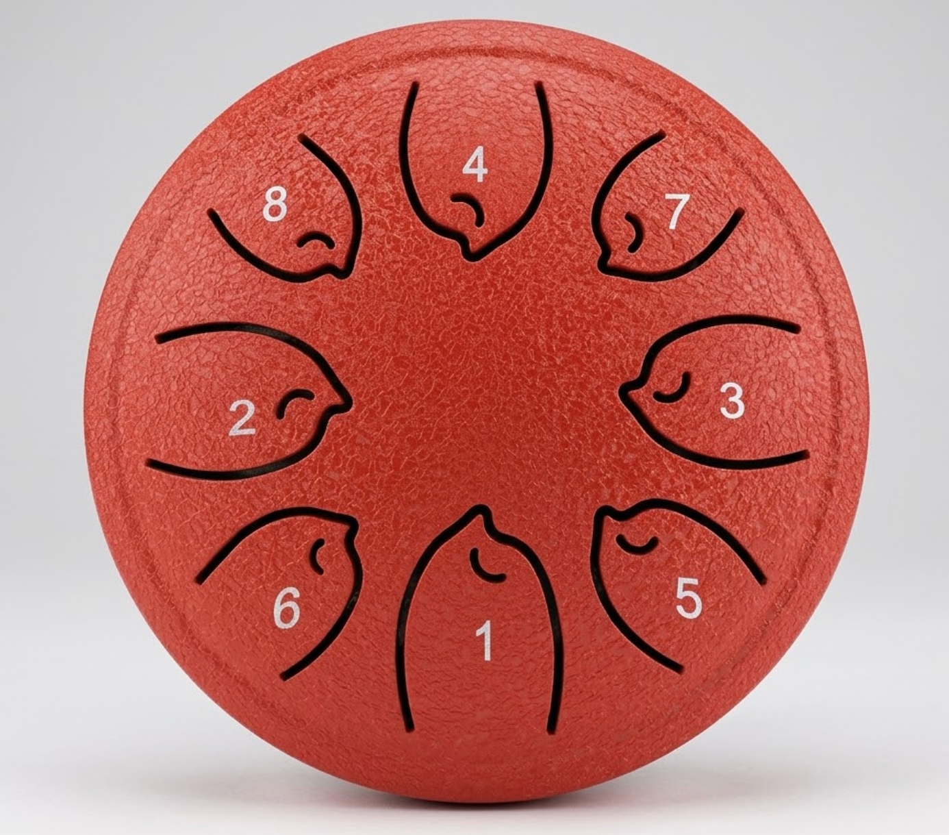 Mini Tongue Drum 4,5 pouces – 8 notes – Tambour à langue