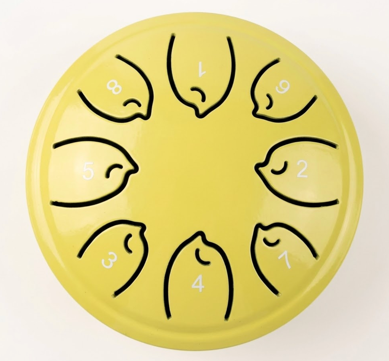 Mini Tongue Drum 4,5 pouces – 8 notes – Tambour à langue
