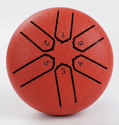 Mini Tongue Drum 3 pouces – 6 notes – Tambour à langue
