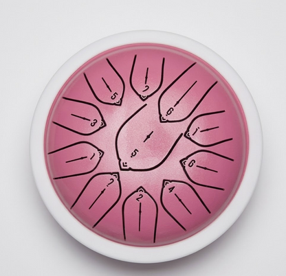 Tongue Drum 5,5 pouces – 11 notes en Ré – Tambour à langue