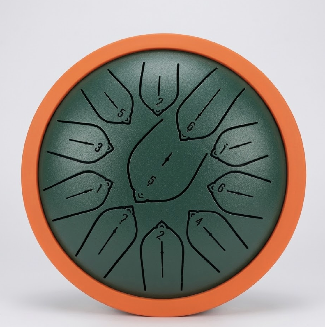 Tongue Drum 5,5 pouces – 11 notes en Ré – Tambour à langue