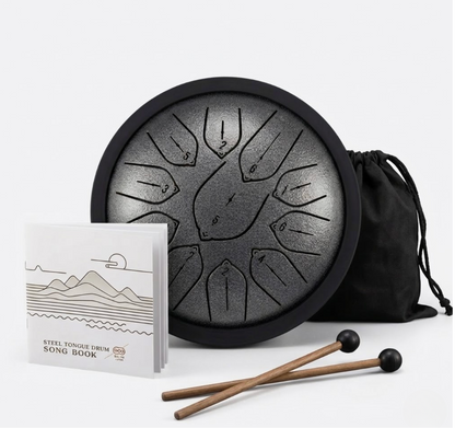 Tongue Drum 5,5 pouces – 11 notes en Ré – Tambour à langue