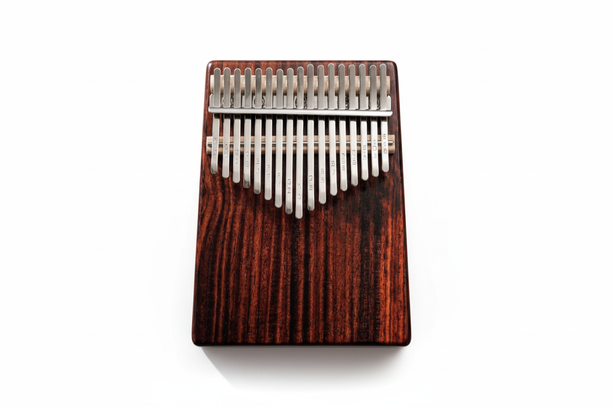 Kalimba 17 touches en bois – Noyer, Acacia ou Palissandre – Piano à pouces