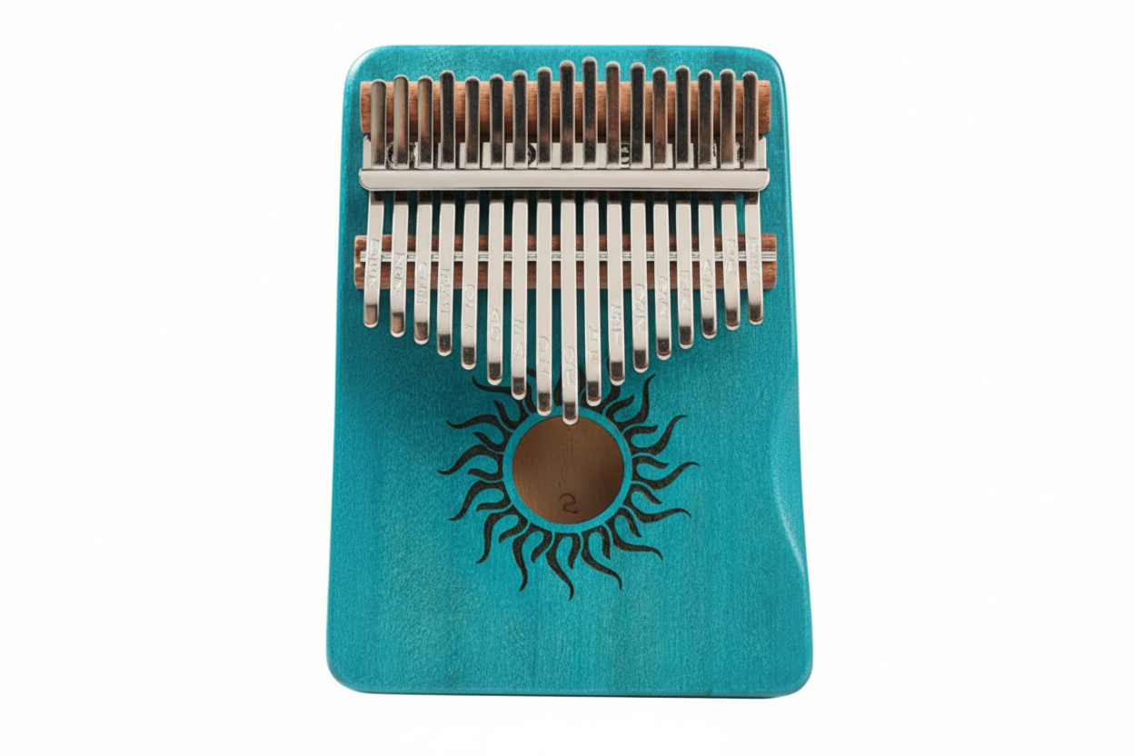Kalimba 21 touches en bois – Piano à pouces – Plusieurs couleurs