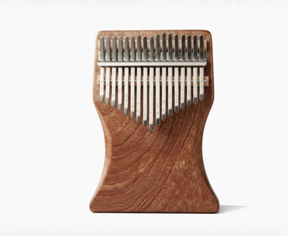 Kalimba 17 touches en bois massif Sapelli ou Palissandre – Piano à pouces