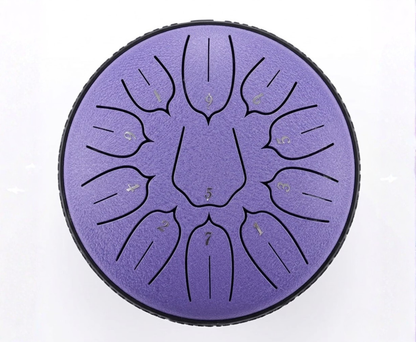 Tongue Drum 6 pouces – 11 notes en Ré – Tambour à langue