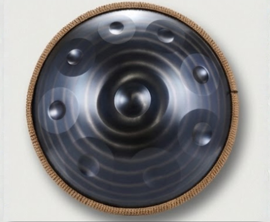 Handpan bleu 22 pouces – Ré mineur – 9 ou 10 notes