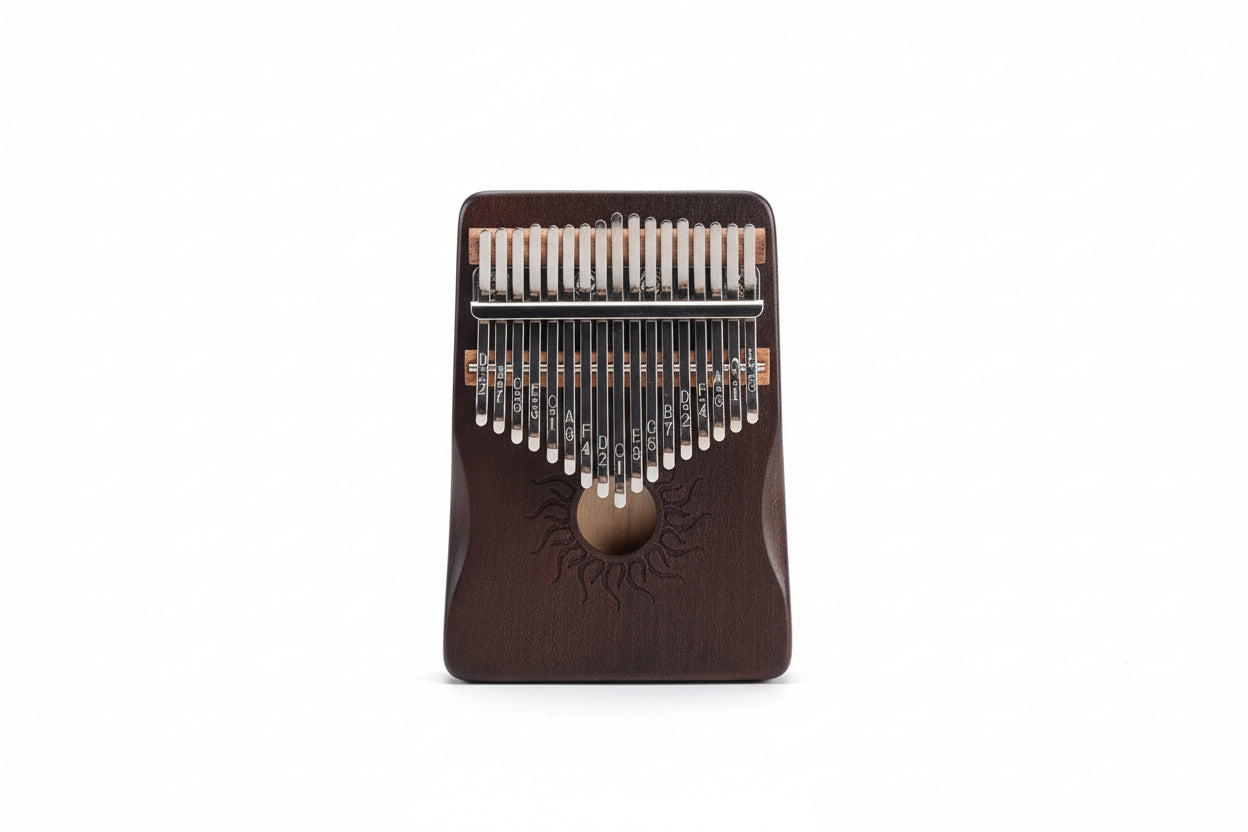 Kalimba 17 touches en bois – Piano à pouces – Débutant – Plusieurs couleurs