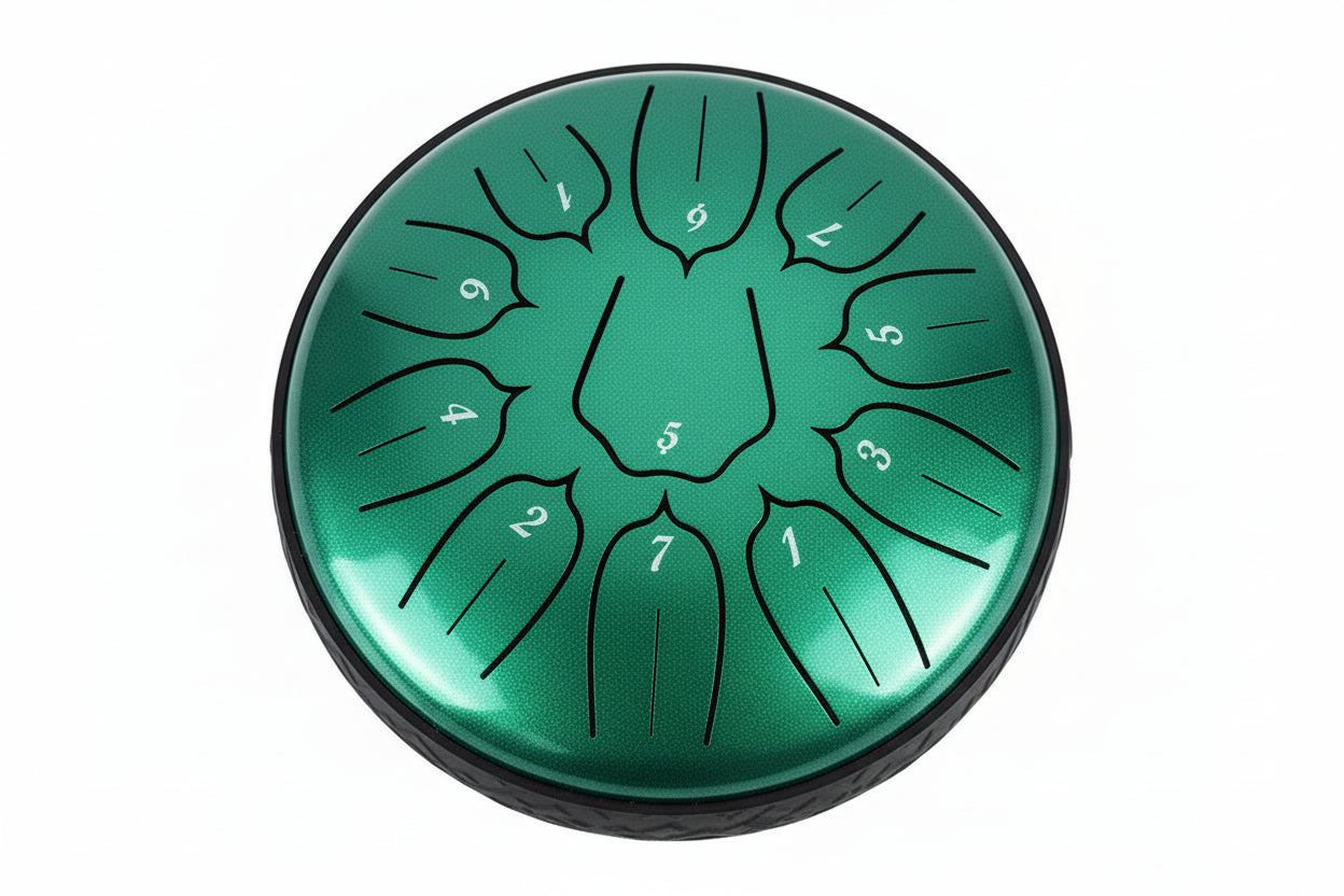 Tongue Drum 6 pouces – 11 notes en Ré – Tambour à langue