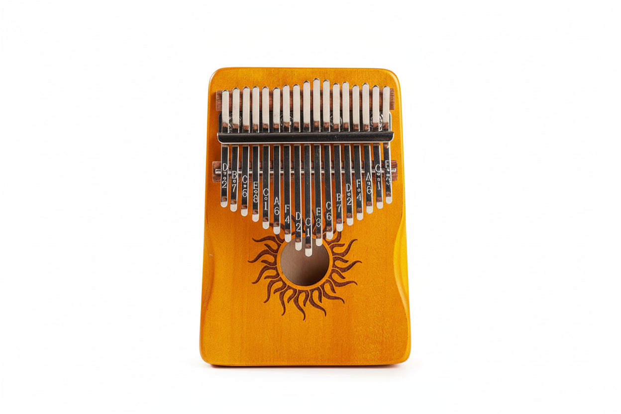 Kalimba 21 touches en bois – Piano à pouces – Plusieurs couleurs