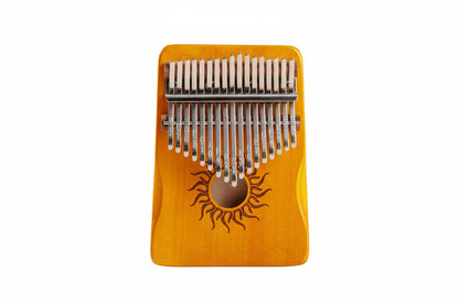 Kalimba 17 touches en bois – Piano à pouces – Débutant – Plusieurs couleurs